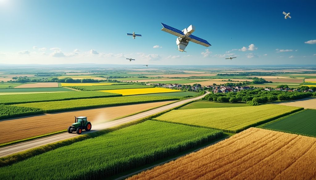 découvrez comment les satellites révolutionnent la surveillance agricole, en offrant des données précises pour optimiser les cultures, gérer les ressources et anticiper les problèmes environnementaux.