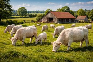 découvrez nos produits fermiers issus de l'élevage bovin, avec une viande de charolais label rouge, garantissant qualité et saveur authentique.